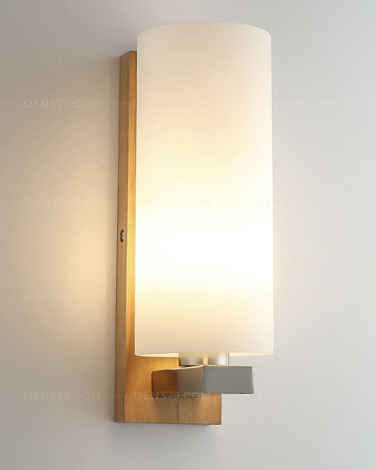 Ý tưởng, Cách làm đèn ngủ bằng gỗ trang trí tuyệt đẹp 14 Đèn gắn tường hiện đại với thiết kế tối giản, ánh sáng dịu nhẹ, phù hợp trang trí nội thất sang trọng và ấm cúng.