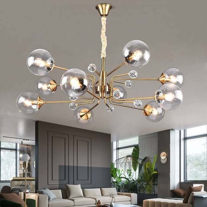 Gợi ý cách chọn kích thước đèn chùm chuẩn chỉ trong 1 nốt nhạc