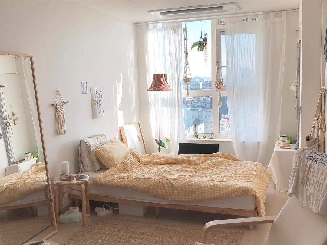 Hướng Dẫn Trang Trí Phòng Ngủ Phong Cách Hàn Quốc Đơn Giản Nhưng Tinh Tế