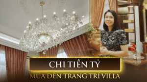 Đèn Trang Trí Hàng Tỷ Đồng Tại Căn Biệt Thự Tân Cổ Điển