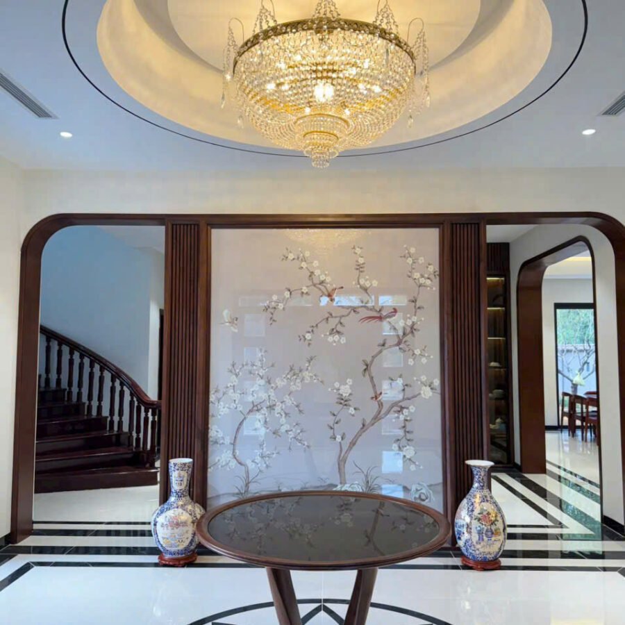Ánh sáng tinh tế và hiện đại từ đèn trang trí Eglo và Mialuxy tại biệt thự Ninh Bình