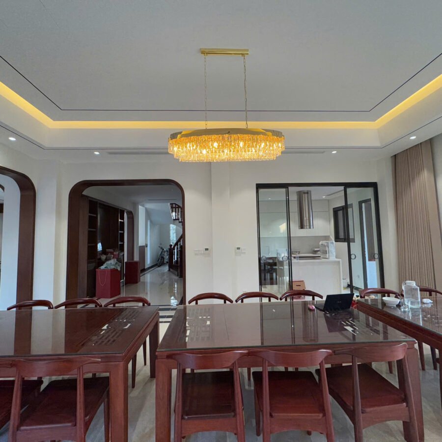 Ánh sáng tinh tế và hiện đại từ đèn trang trí Eglo và Mialuxy tại biệt thự Ninh Bình