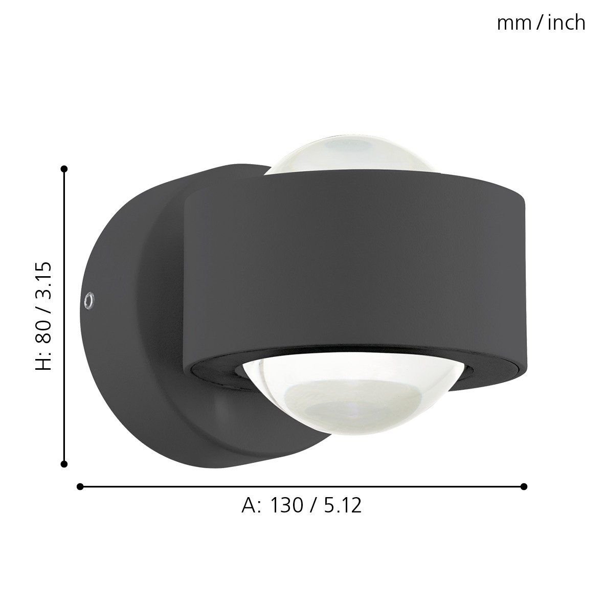Đèn tường Eglo ONO 2 96049