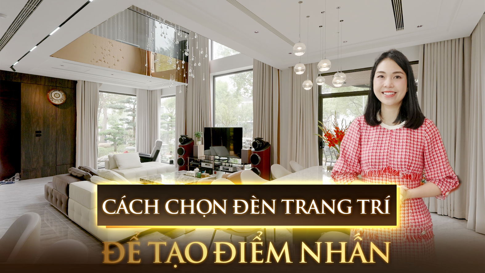 Đèn trang trí Bespoke Mialuxy tại Biệt thự thông tầng Hà Đô Charm