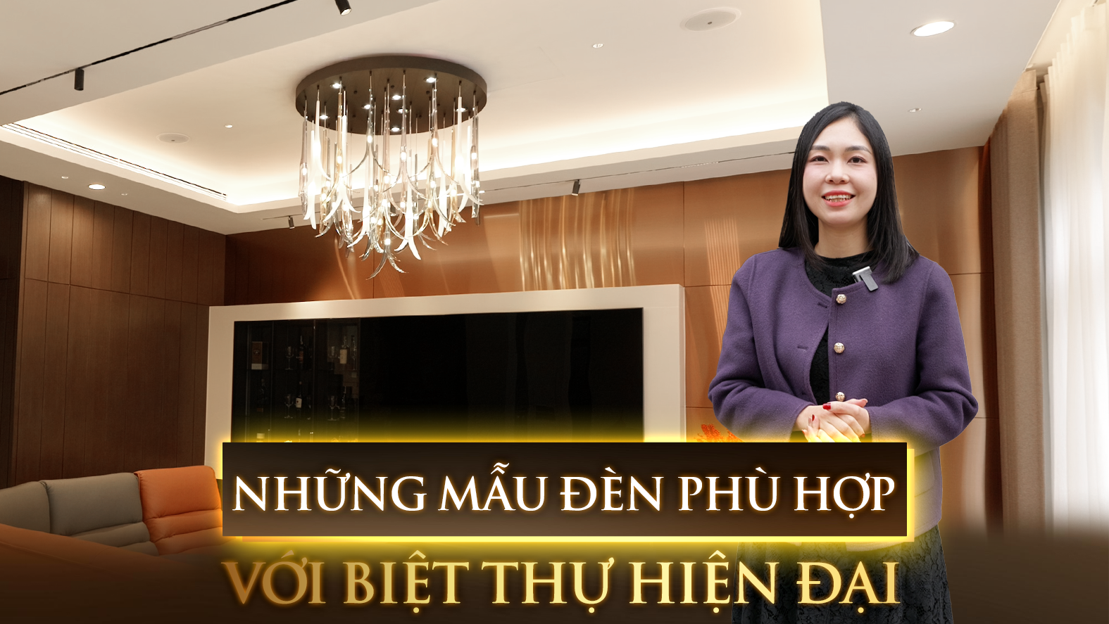 Biệt thự phong cách hiện đại thì nên sử dụng Đèn trang trí thế nào cho phù hợp?