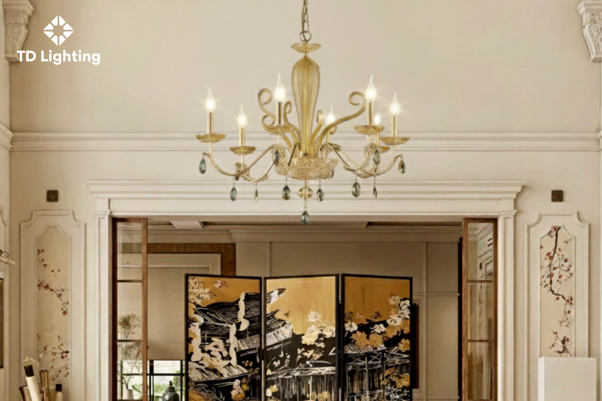 Đèn chùm Macramè Euroluce