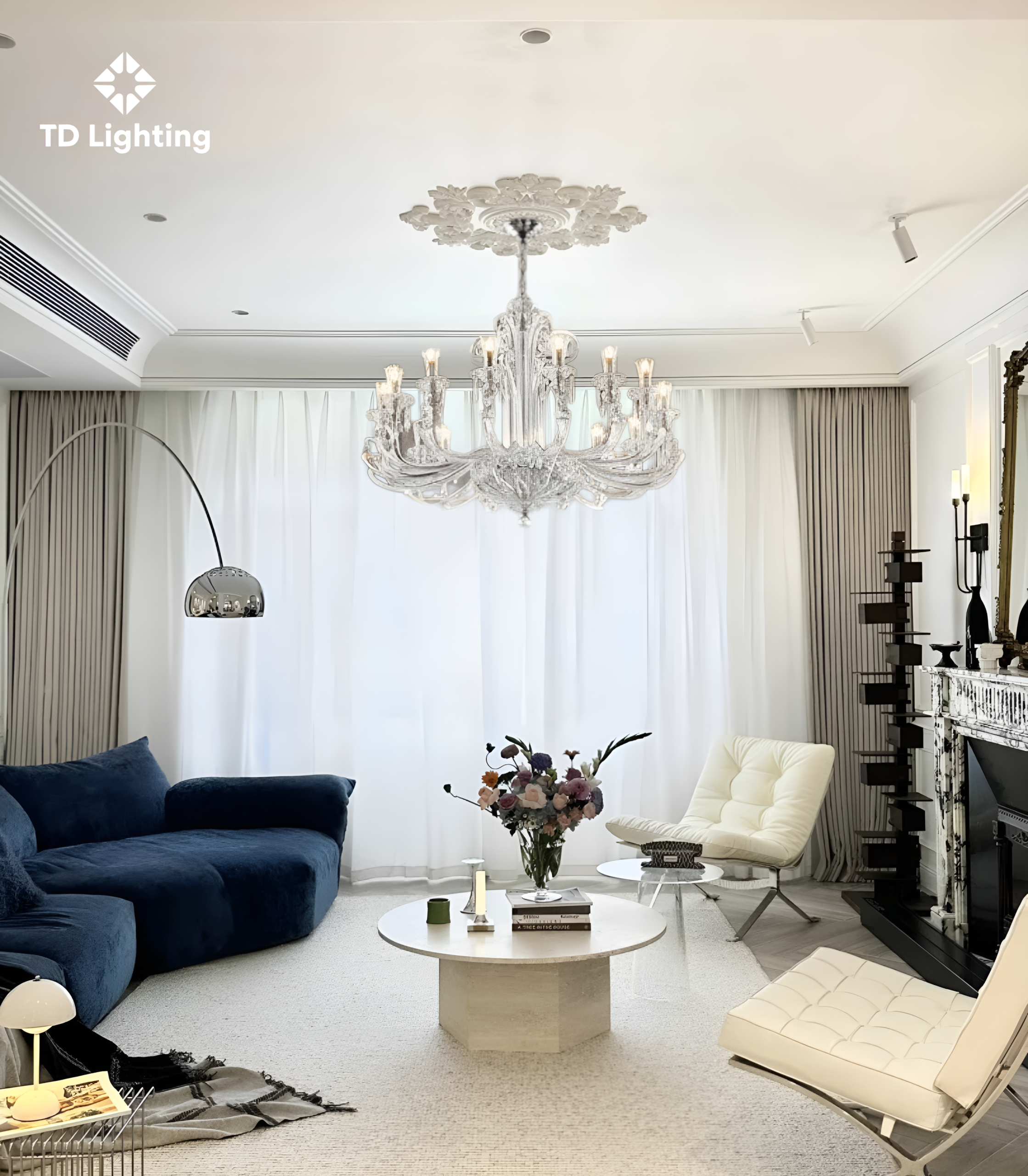 Đèn chùm Galea Iris Cristal Bohemia