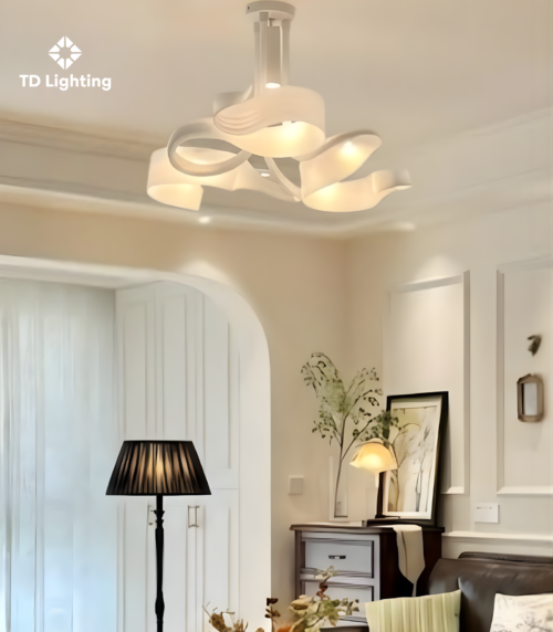 Đèn ốp trần Handel Iris Cristal Bohemia 7 Đèn ốp trần Handel Iris Cristal Bohemia