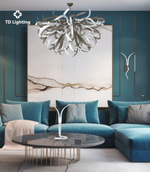 Đèn chùm Jade Iris Cristal Bohemia