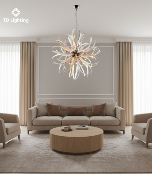 Đèn chùm Jude Iris Cristal Bohemia