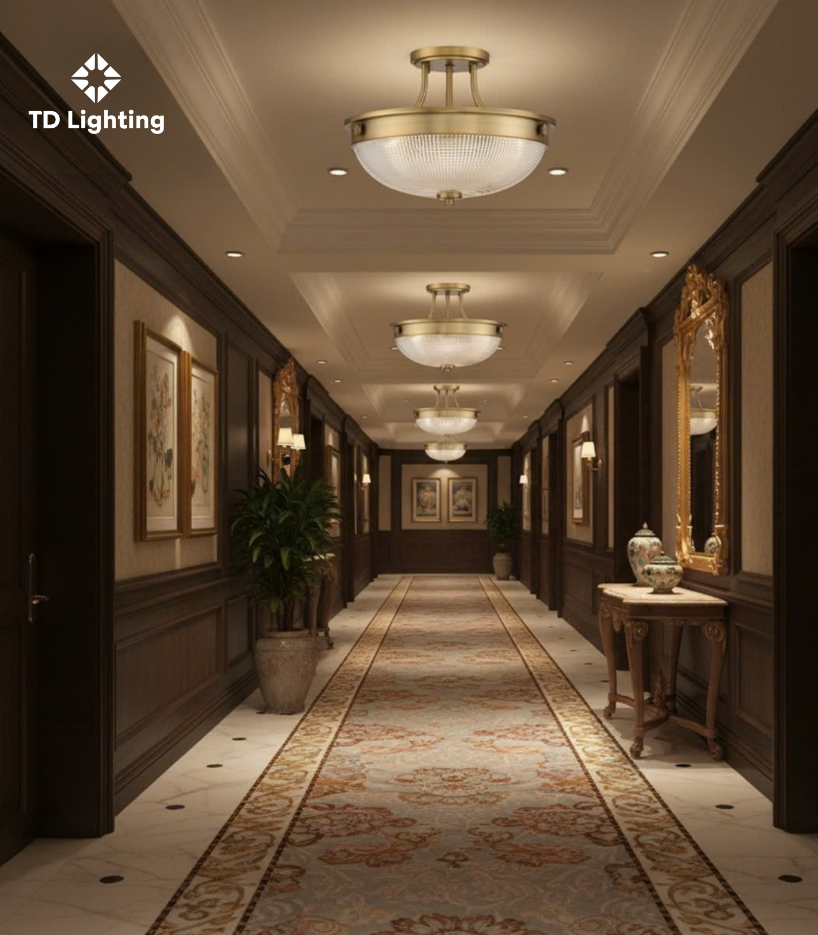 Đèn ốp trần MANTLE Elstead Lighting