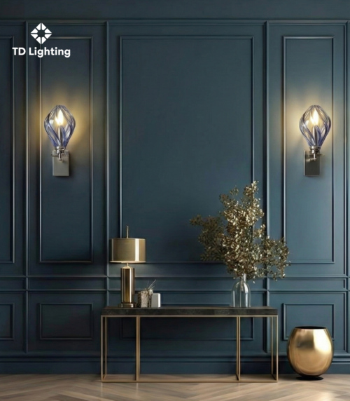 Đèn vách Apl Zafiro Iris Cristal Bohemia