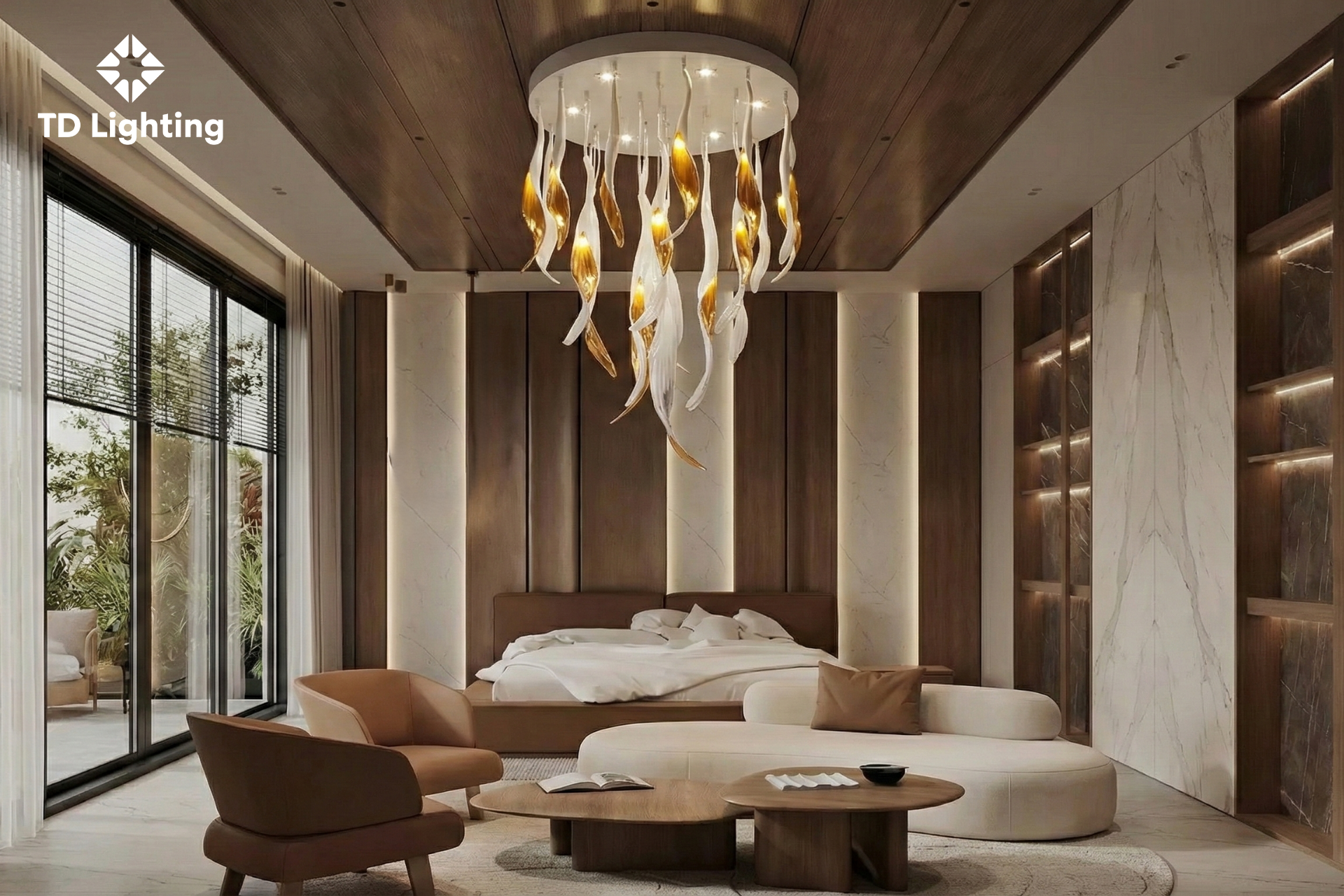 Đèn chùm Ludovica Iris Cristal Bohemia (2)