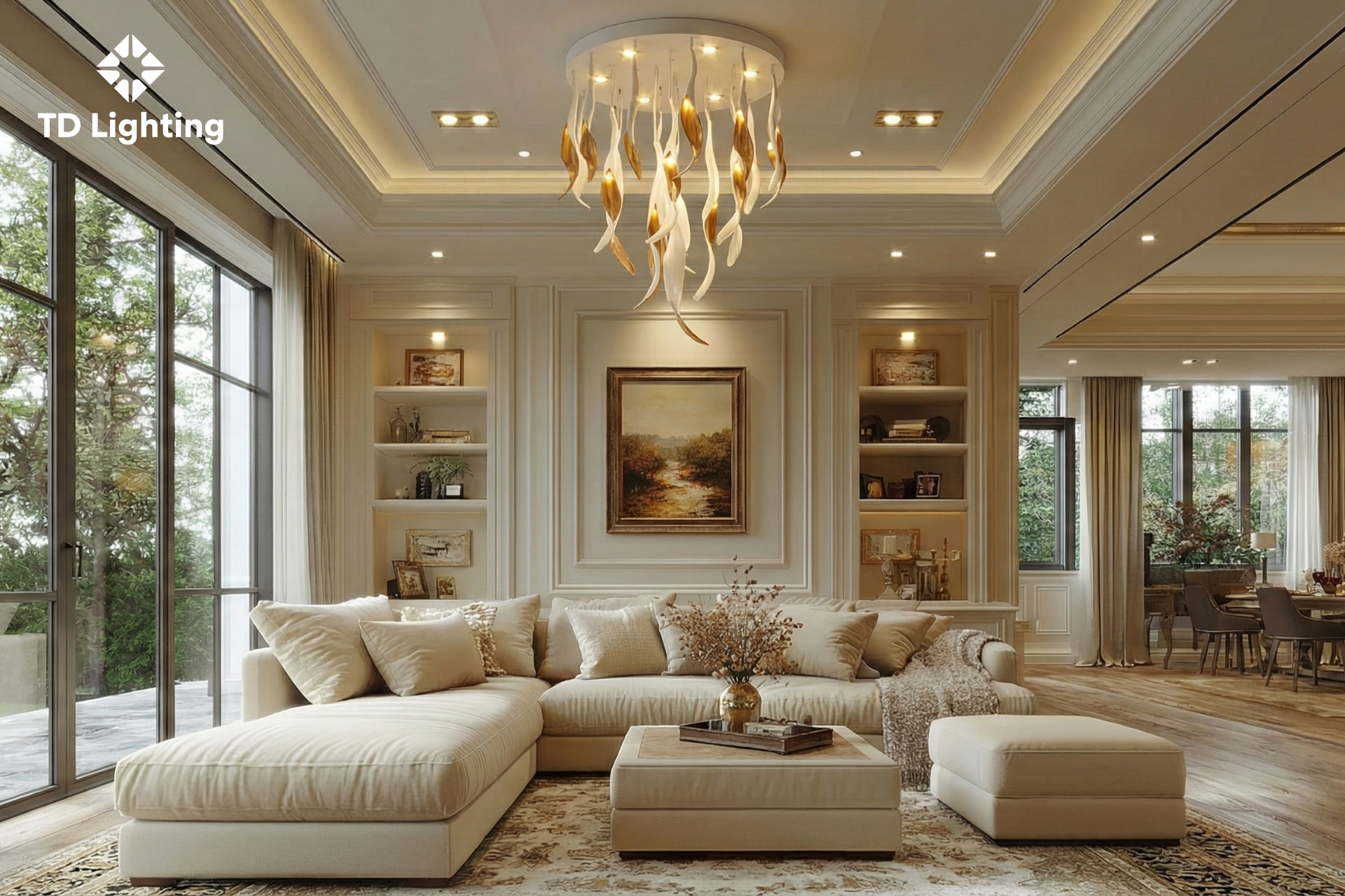 Đèn chùm Ludovica Iris Cristal Bohemia (2)