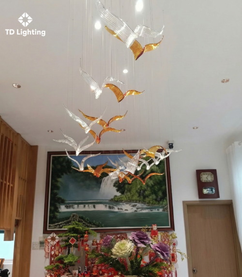 Đèn thả thiết kế Cánh Sếu