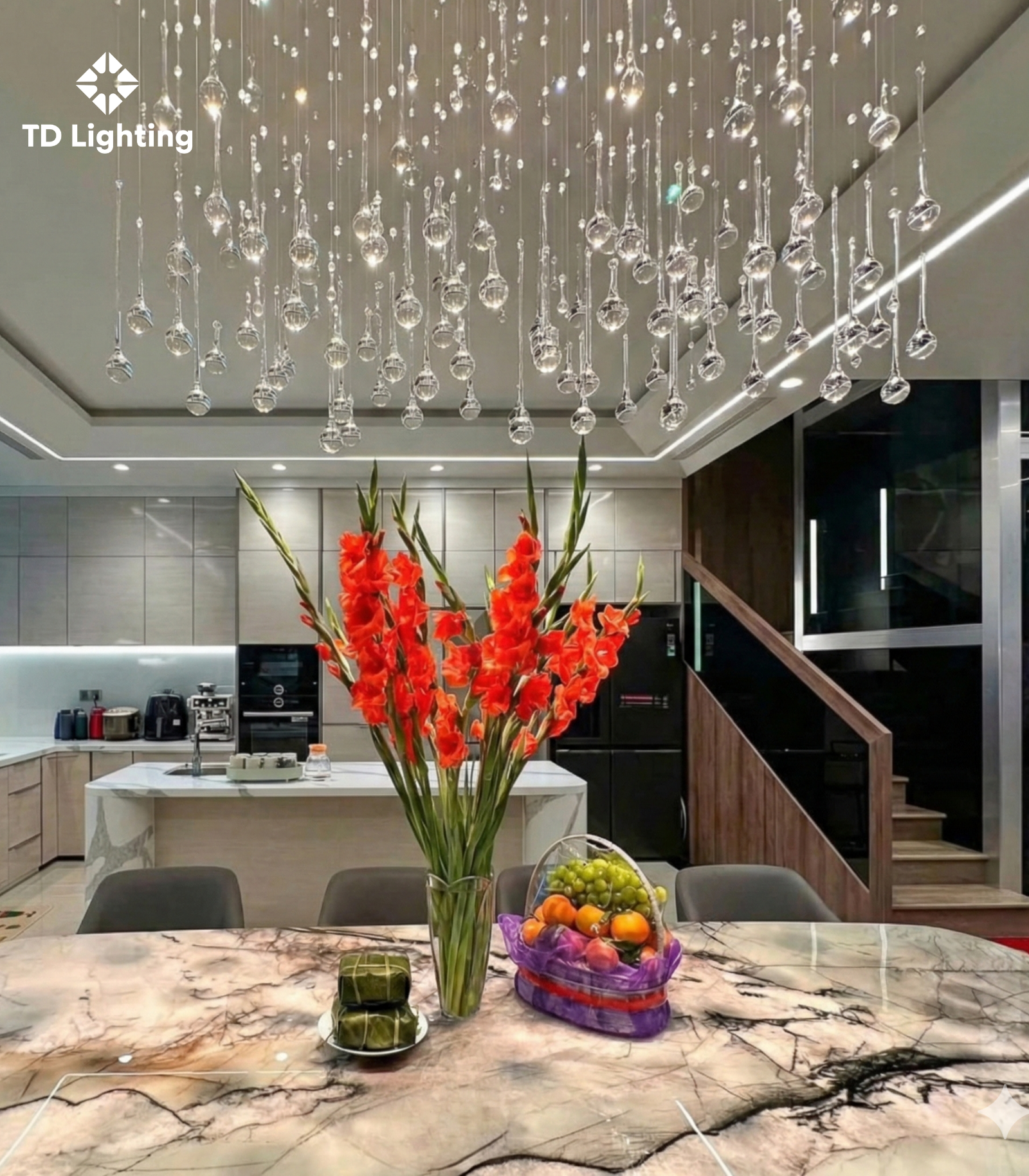 Đèn thả thiết kế Sương Mai Gọi Nắng