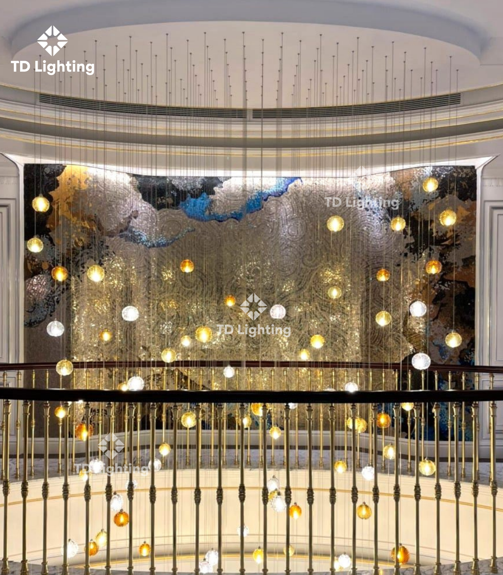 Đèn thả thiết kế Quả Cầu Đa Sắc