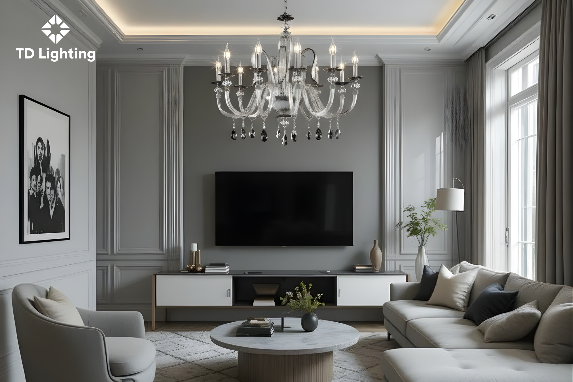 Đèn chùm Amelie Euroluce 3 Đèn chùm Amelie Euroluce Lampadari