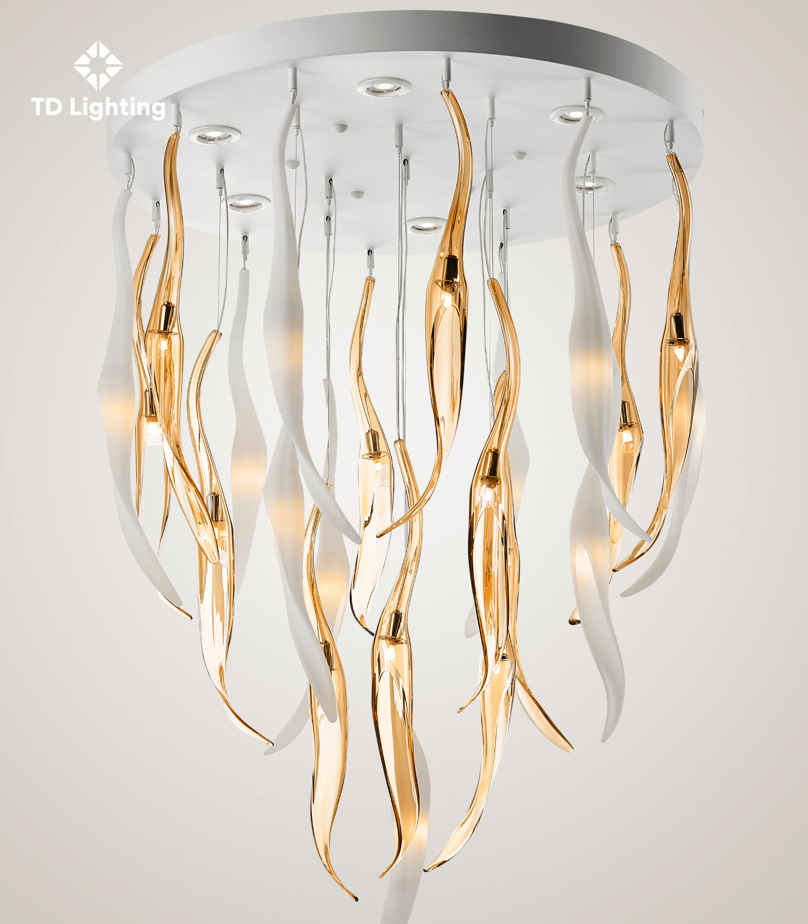 Đèn chùm Barbade Iris Cristal Bohemia 15 barbade 3