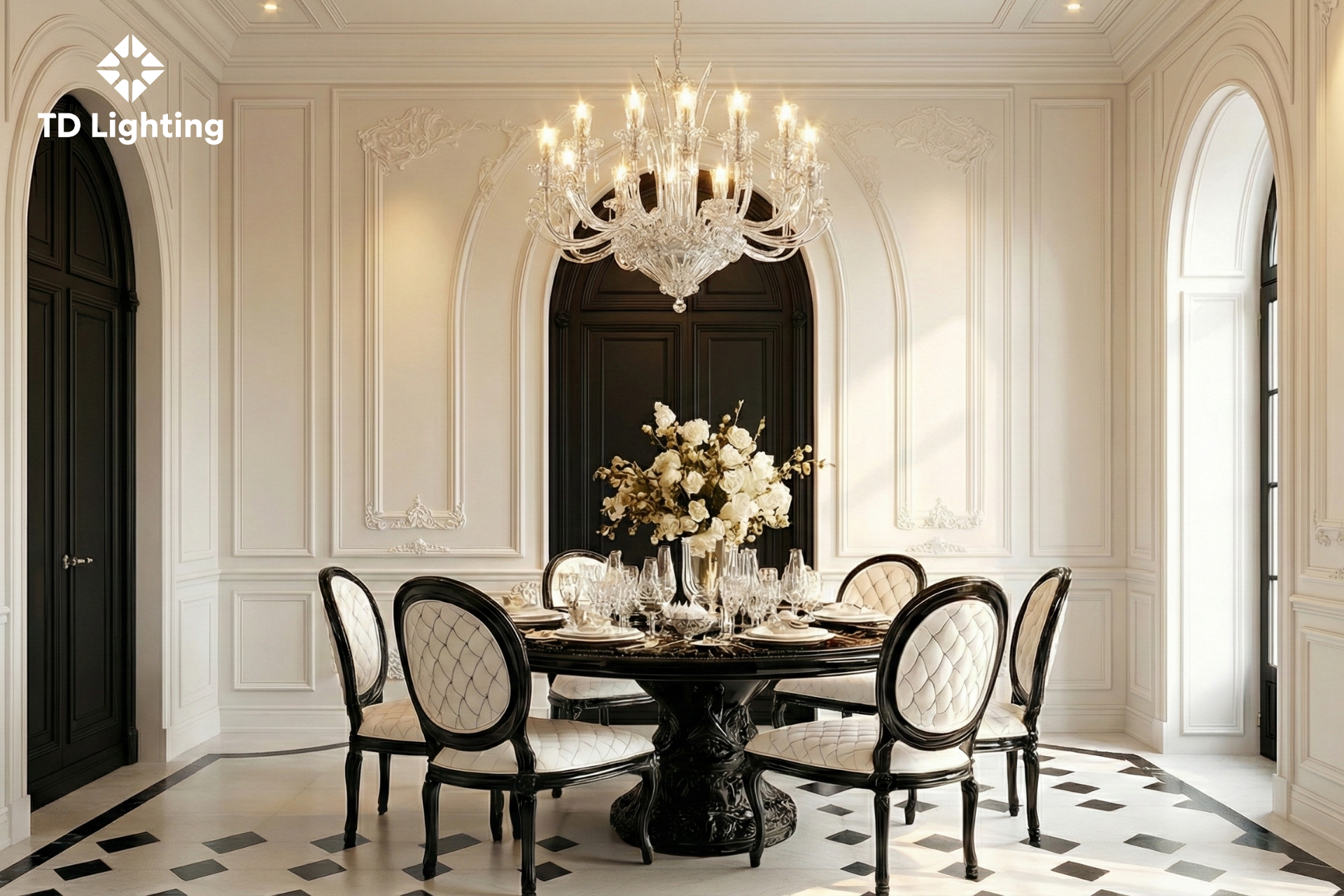 Đèn chùm Capriccio Iris Cristal Bohemia