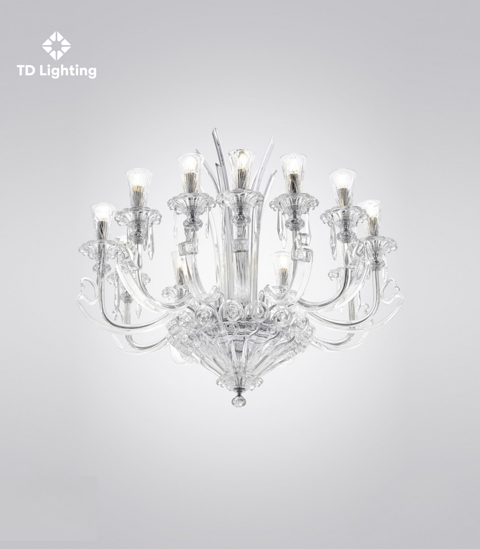 Đèn chùm Capriccio Iris Cristal Bohemia