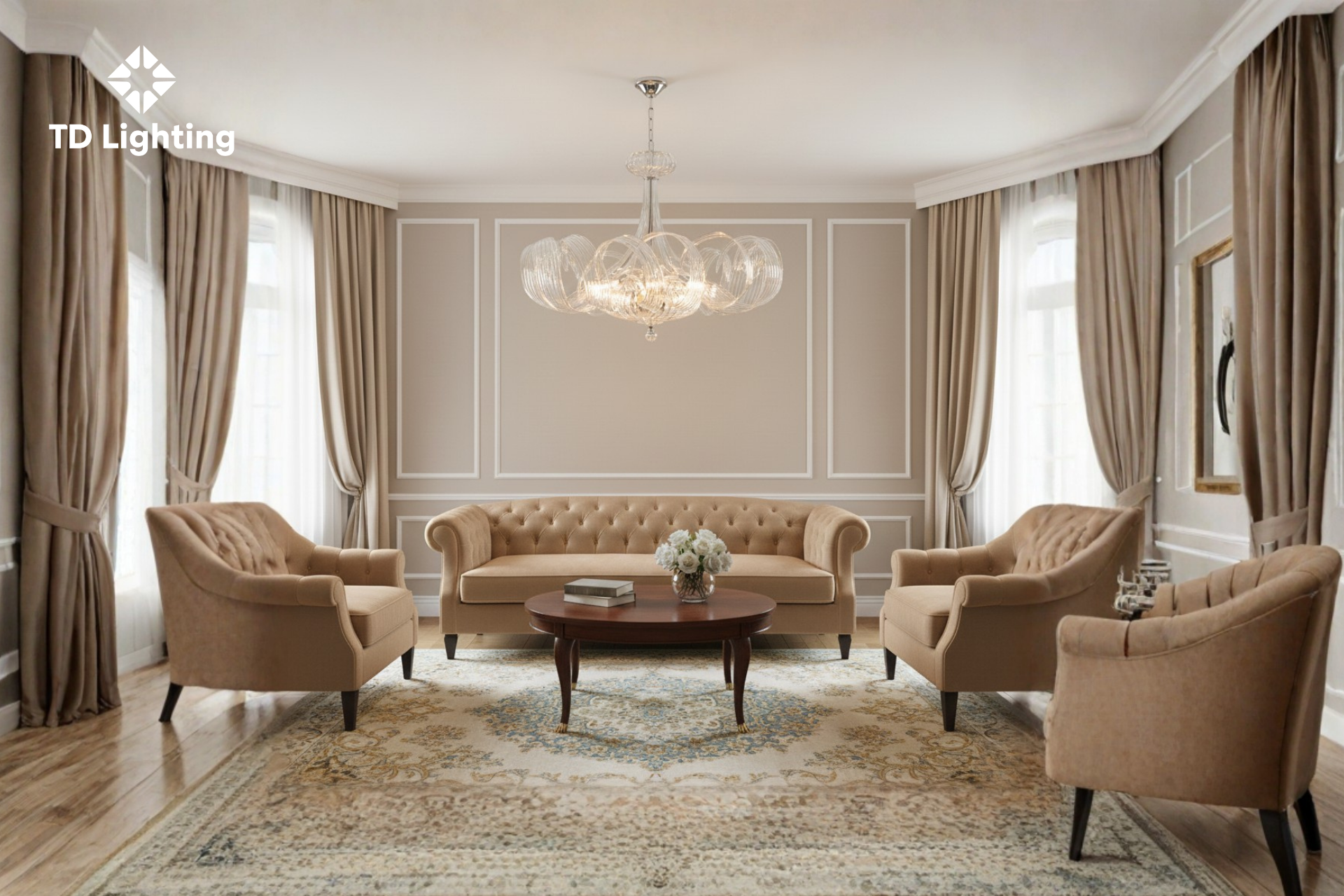 Đèn chùm Fiorella Iris Cristal Bohemia 3 Đèn chùm Fiorella Iris Cristal Bohemia