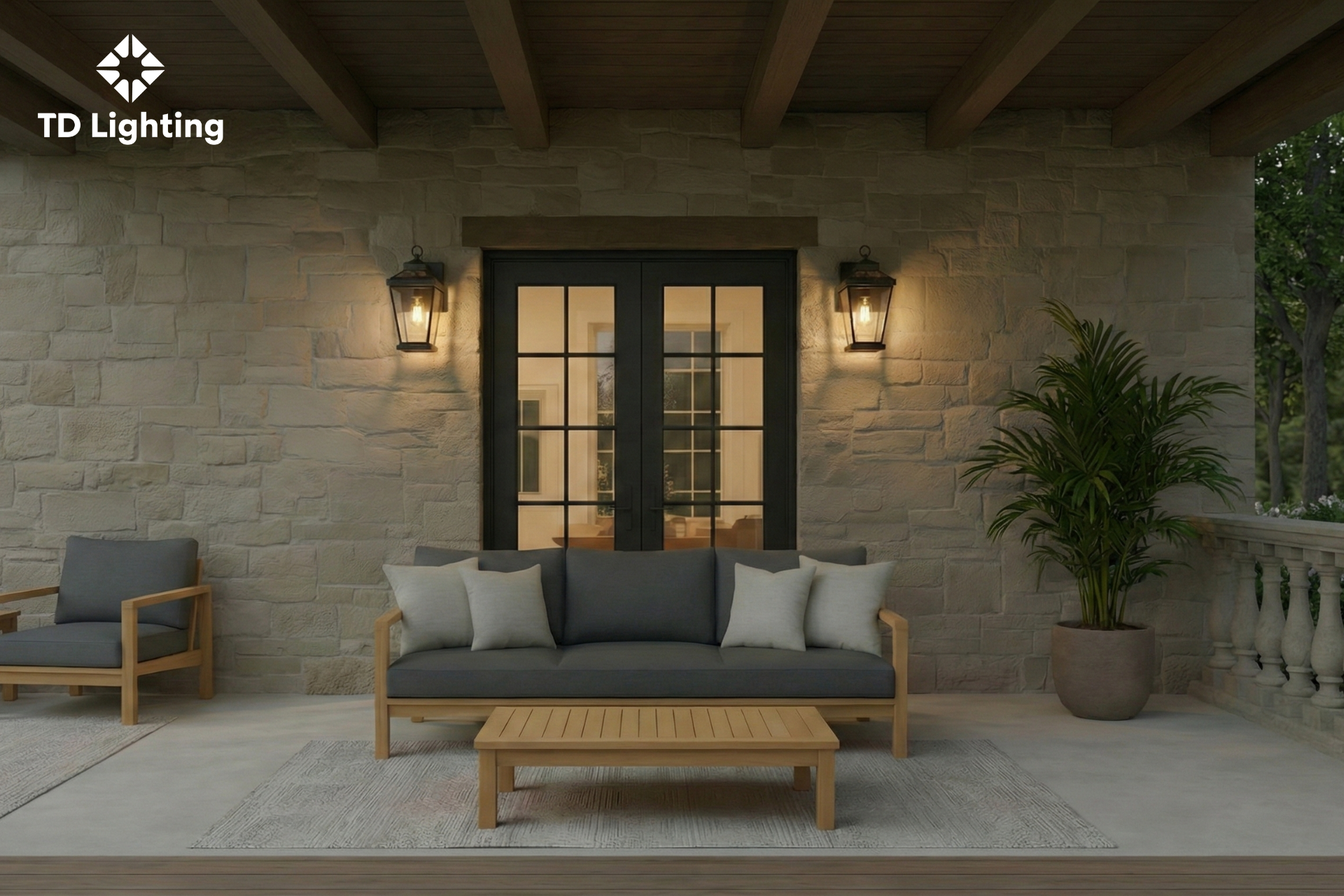 Đèn tường Ravine Elstead Lighting 3 Đèn tường Ravine Elstead Lighting