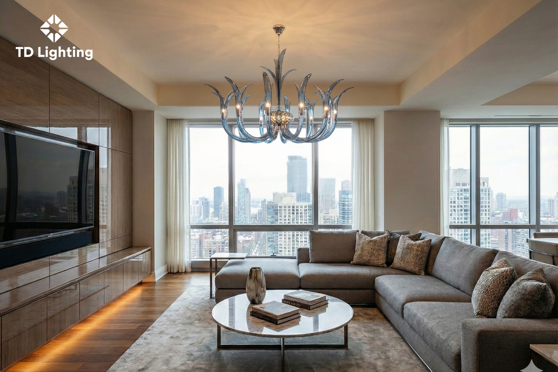 Đèn chùm Valley Iris Cristal Bohemia