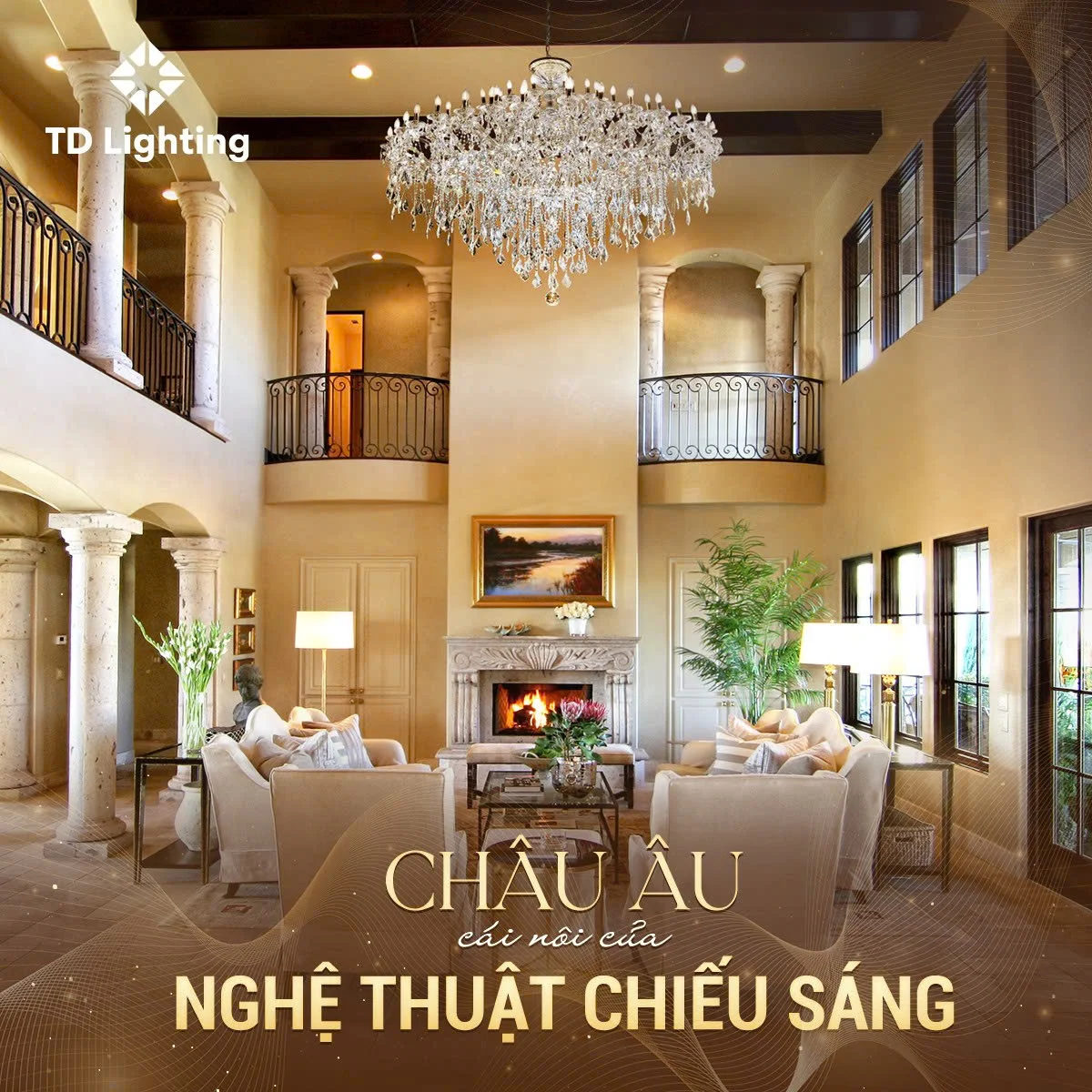 Đèn Trang Trí Châu Âu - Không Chỉ Dành Cho Biệt Thự Cổ Điển