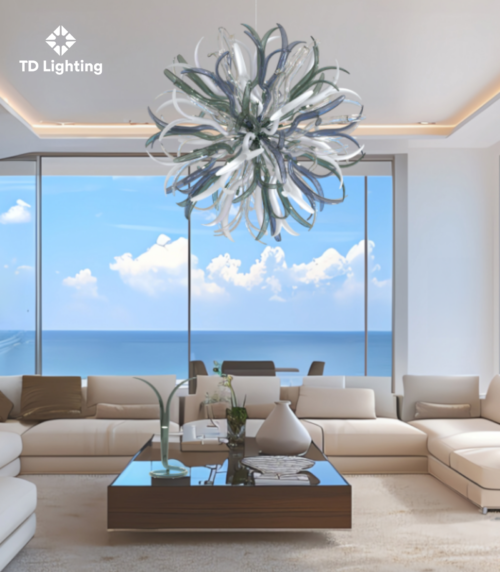 Đèn chùm Jude Iris Cristal Bohemia