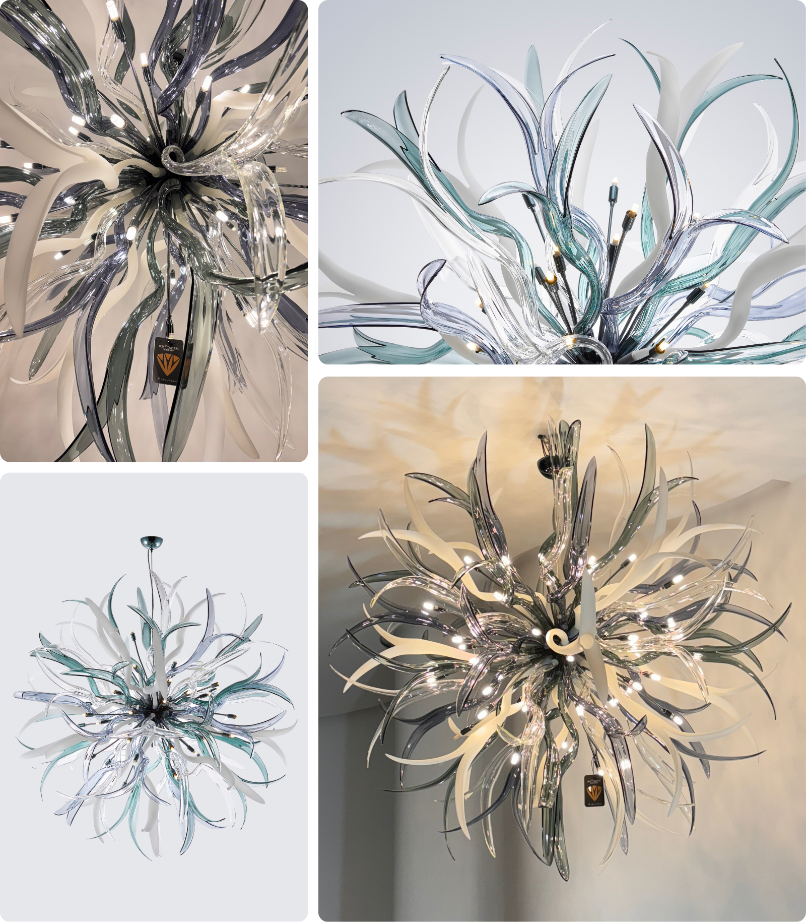 Đèn chùm Jude Iris Cristal Bohemia 15 jude 6