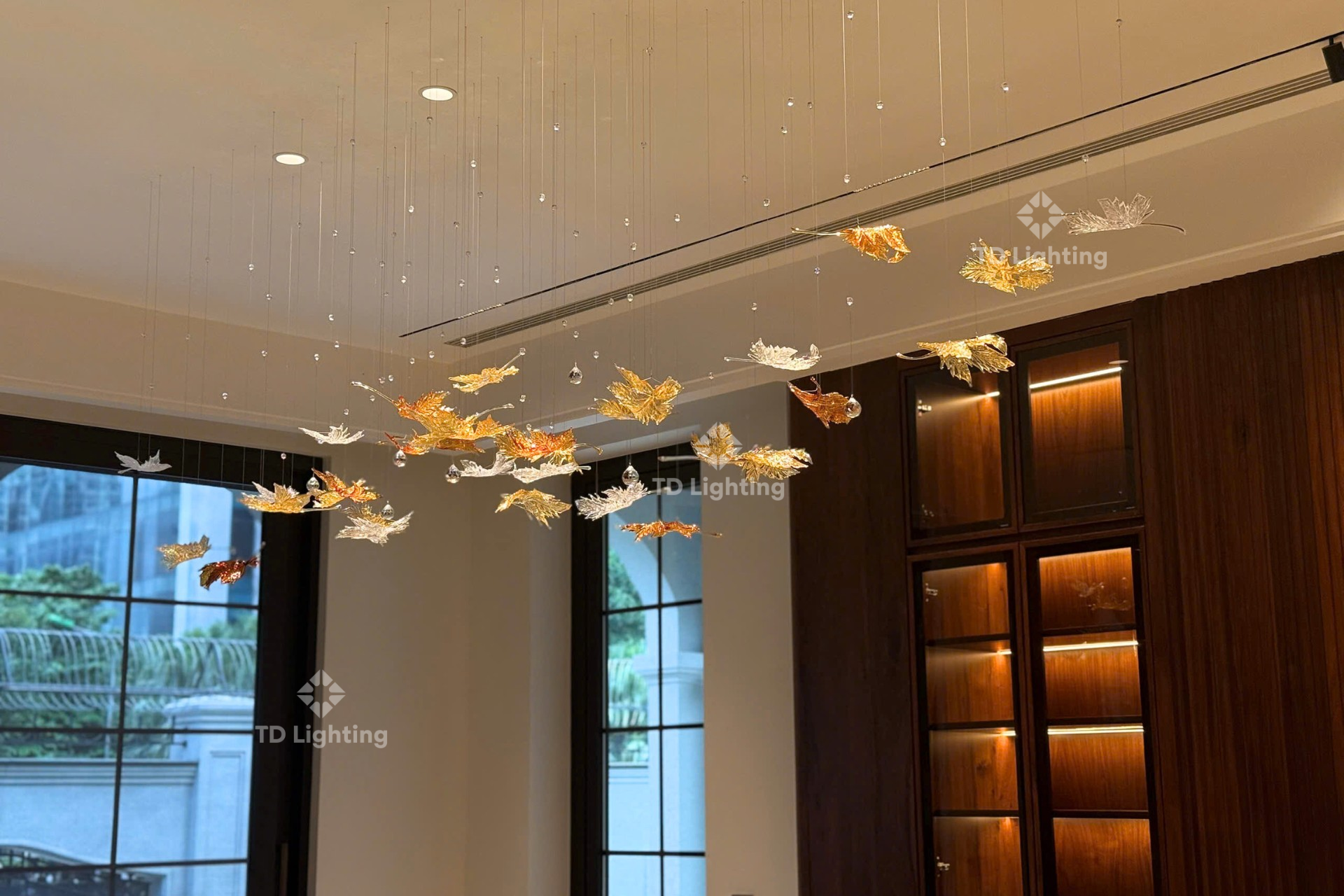 Đèn thả thiết kế Lá Phong