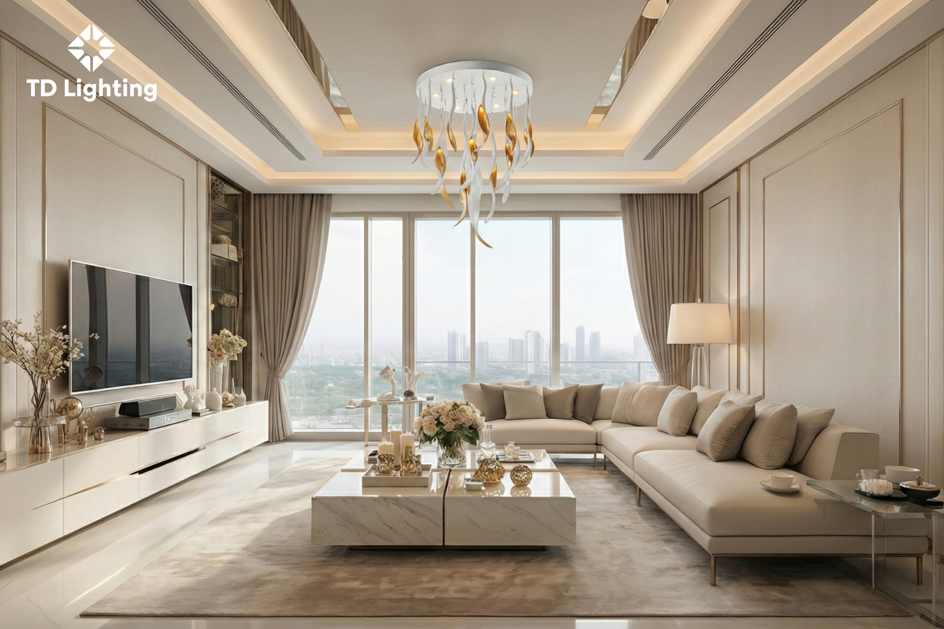 Đèn chùm Ludovica Iris Cristal Bohemia