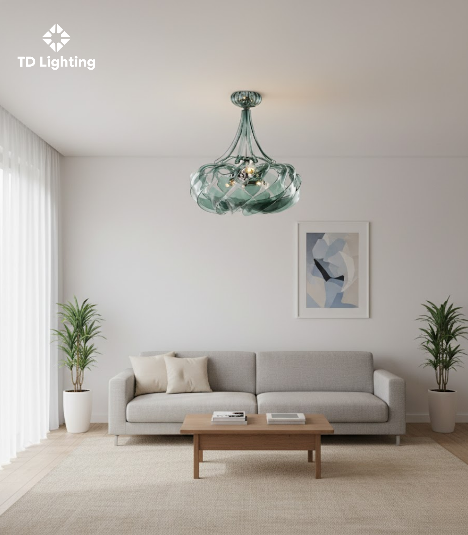 Đèn chùm Mibu Iris Cristal Bohemia