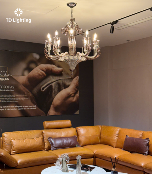 Đèn chùm Teorema Iris Cristal Bohemia