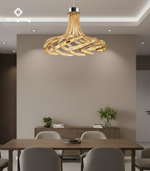 Đèn chùm Vortice Iris Cristal Bohemia 6 Đèn chùm Vortice Iris Cristal Bohemia