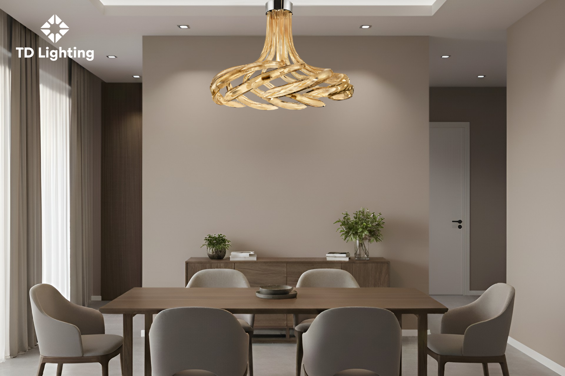 Đèn chùm Vortice Iris Cristal Bohemia