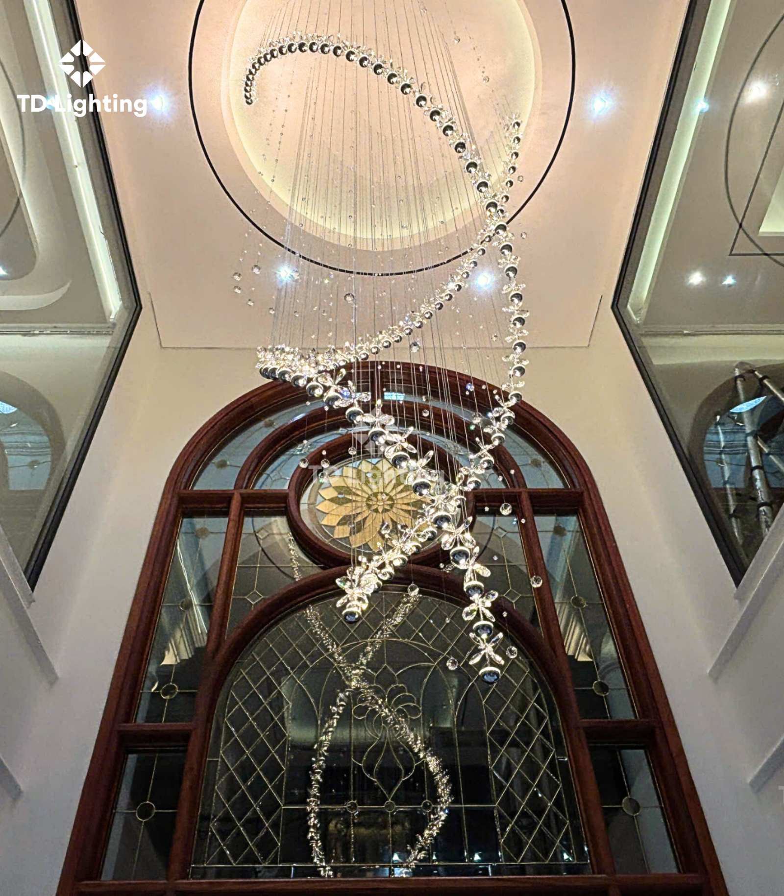 Đèn thả thiết kế Hoa Mai (2)