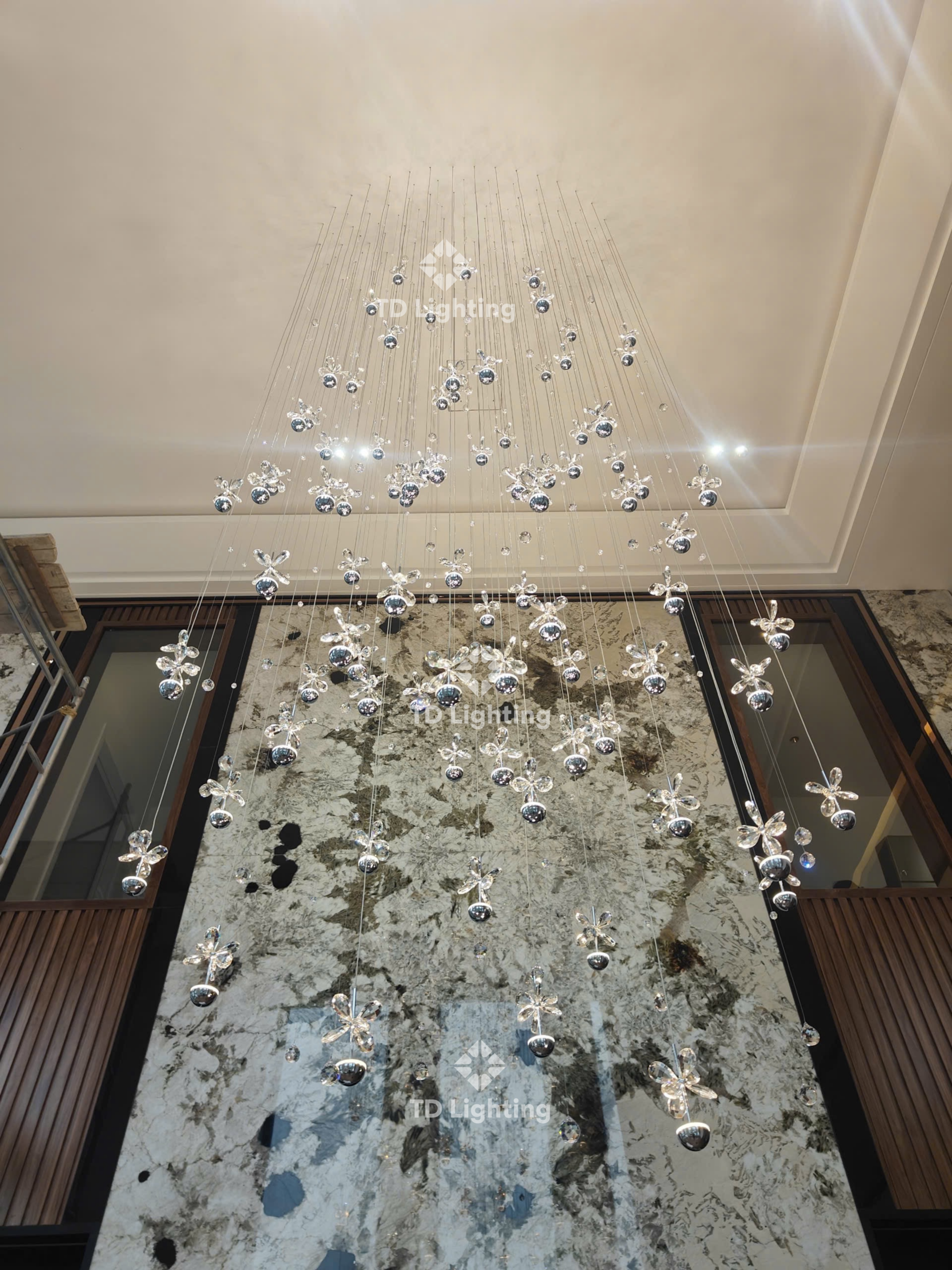 Đèn thả thiết kế Hoa Mai 6 Đèn thả thiết kế Hoa Mai (2)