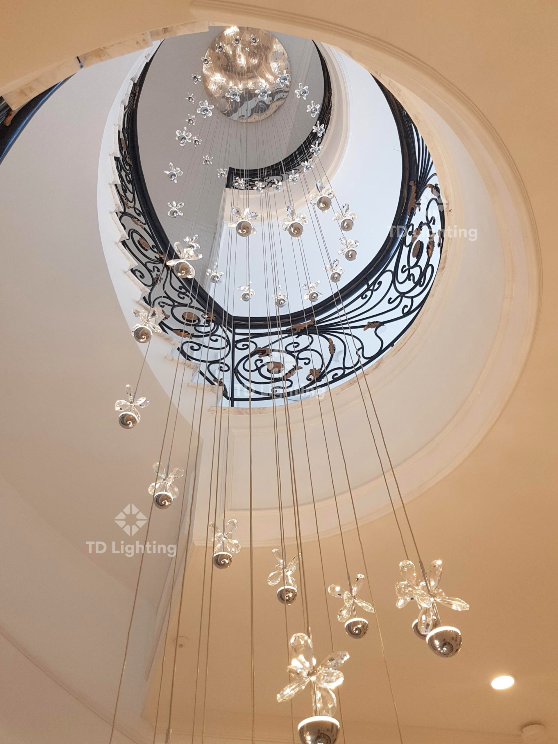 Đèn thả thiết kế Hoa Mai 8 Đèn thả thiết kế Hoa Mai (2)