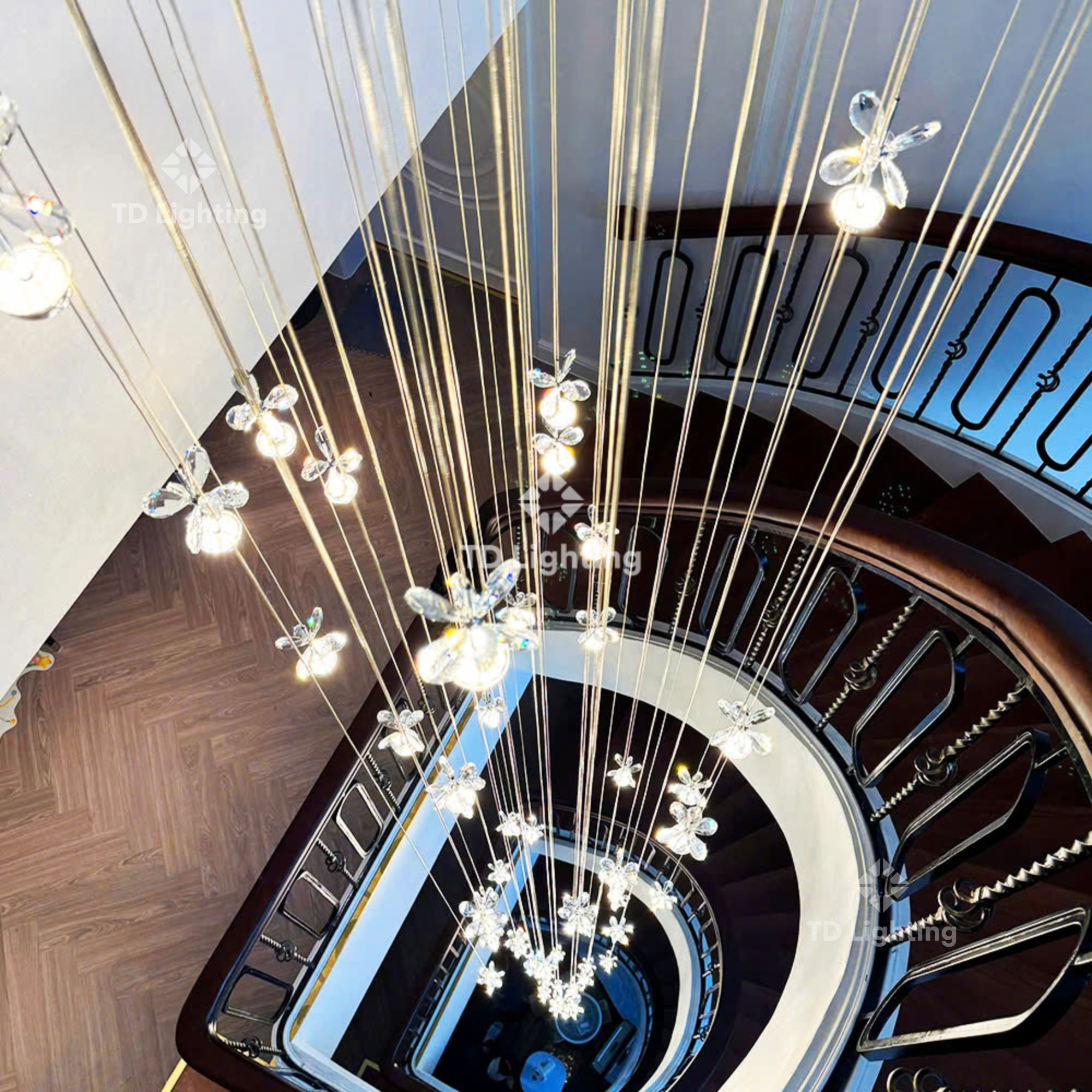 Đèn thả thiết kế Hoa Mai 4 Đèn thả thiết kế Hoa Mai (2)