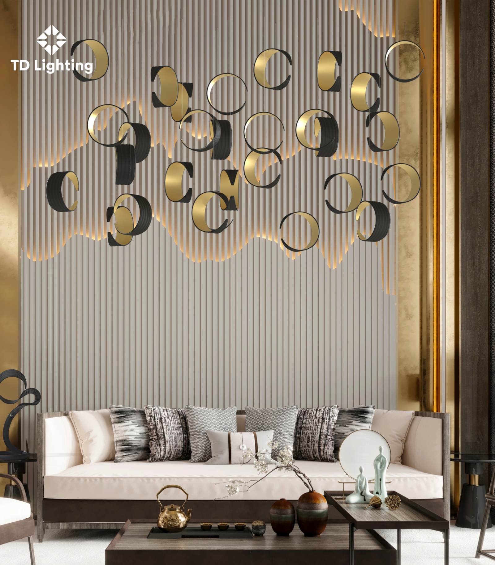 Đèn thả thiết kế Moon