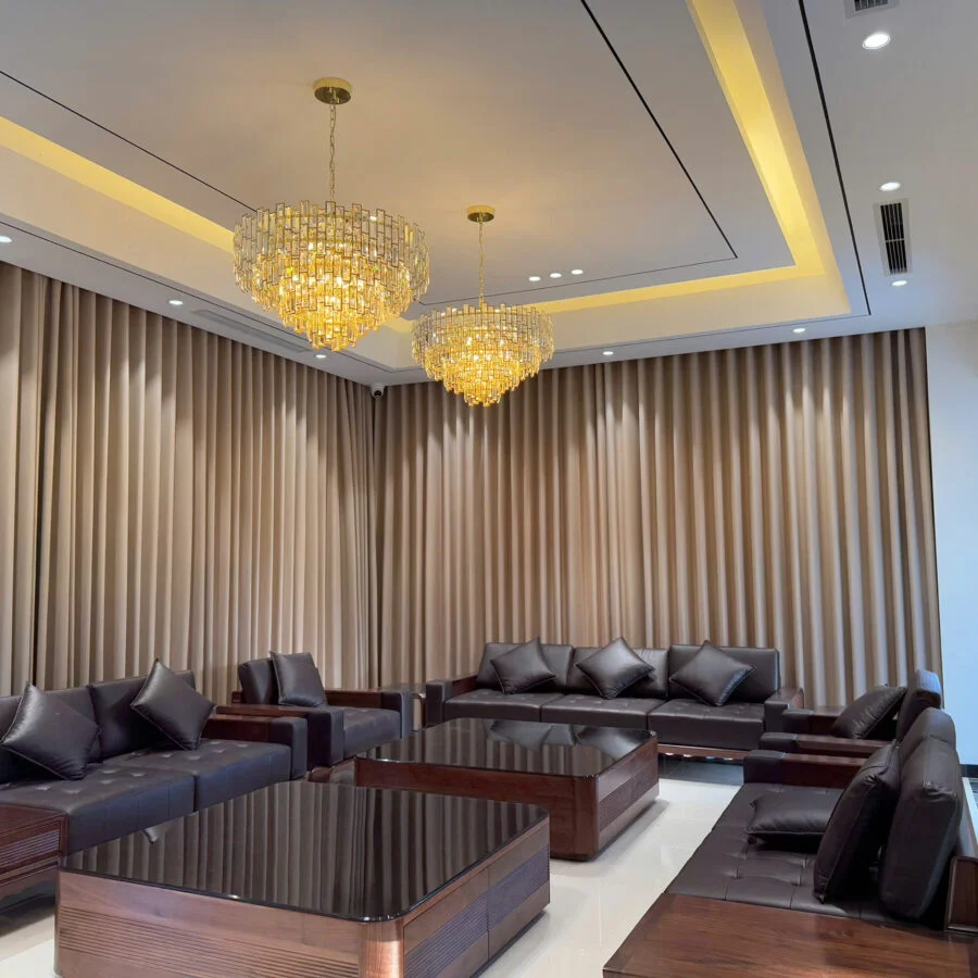 Ánh sáng tinh tế và hiện đại từ đèn trang trí Eglo và Mialuxy tại biệt thự Ninh Bình