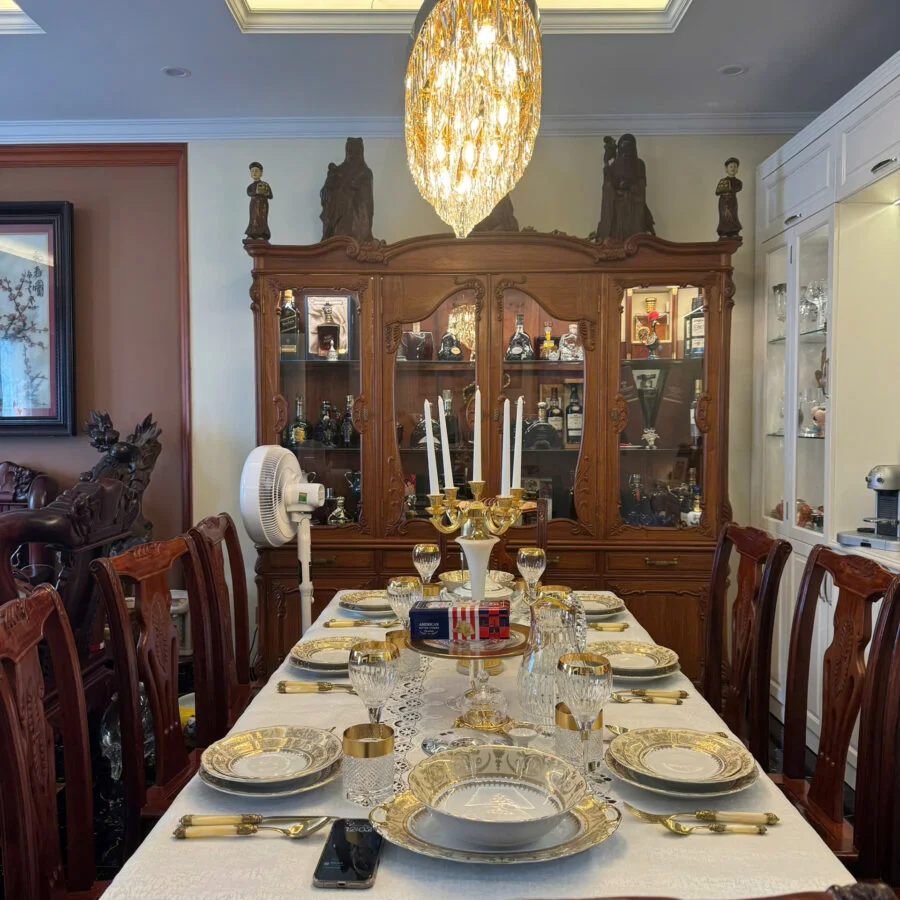 Ánh sáng tinh tế và hiện đại từ đèn trang trí Eglo và Mialuxy tại biệt thự Ninh Bình