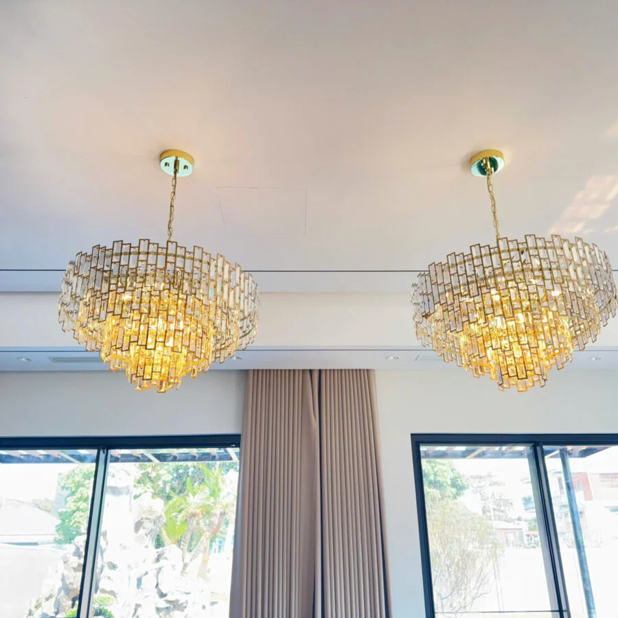 Ánh sáng tinh tế và hiện đại từ đèn trang trí Eglo và Mialuxy tại biệt thự Ninh Bình