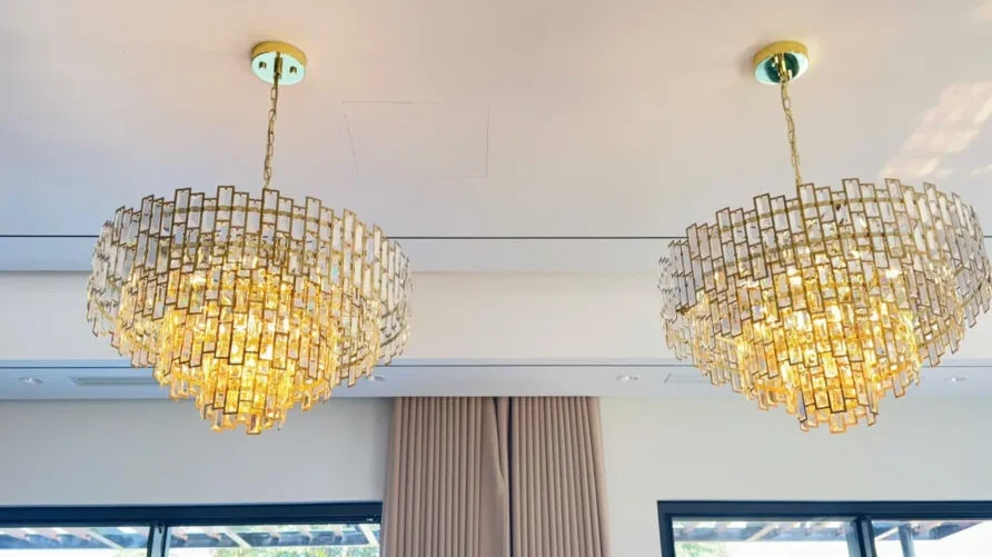 Ánh sáng tinh tế và hiện đại từ đèn trang trí Eglo và Mialuxy tại biệt thự Ninh Bình