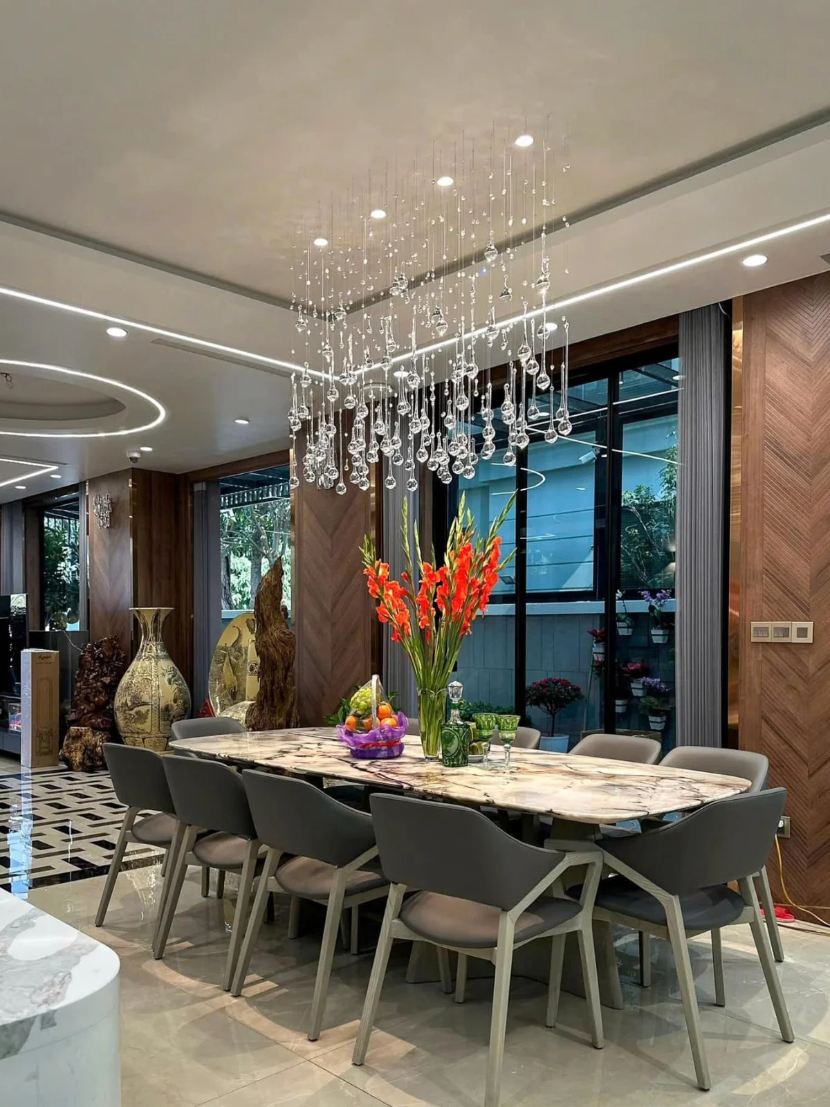 Đèn thả bàn ăn Bespoke ''Sương Mai Gọi Nắng'', lựa chọn hoàn hảo cho không gian hiện đại