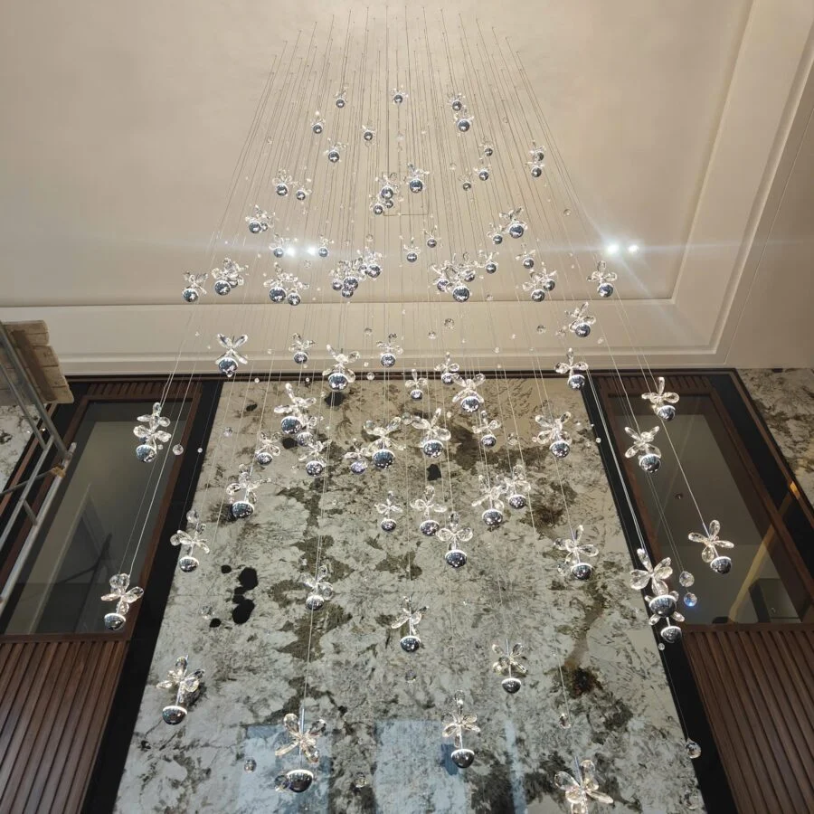 Bộ đèn thiết kế Hoa Mai khoe sắc trong nắng sớm tại biệt thự Hà Nam 4 Bộ đèn thiết kế Hoa Mai khoe sắc trong nắng sớm tại biệt thự Hà Nam