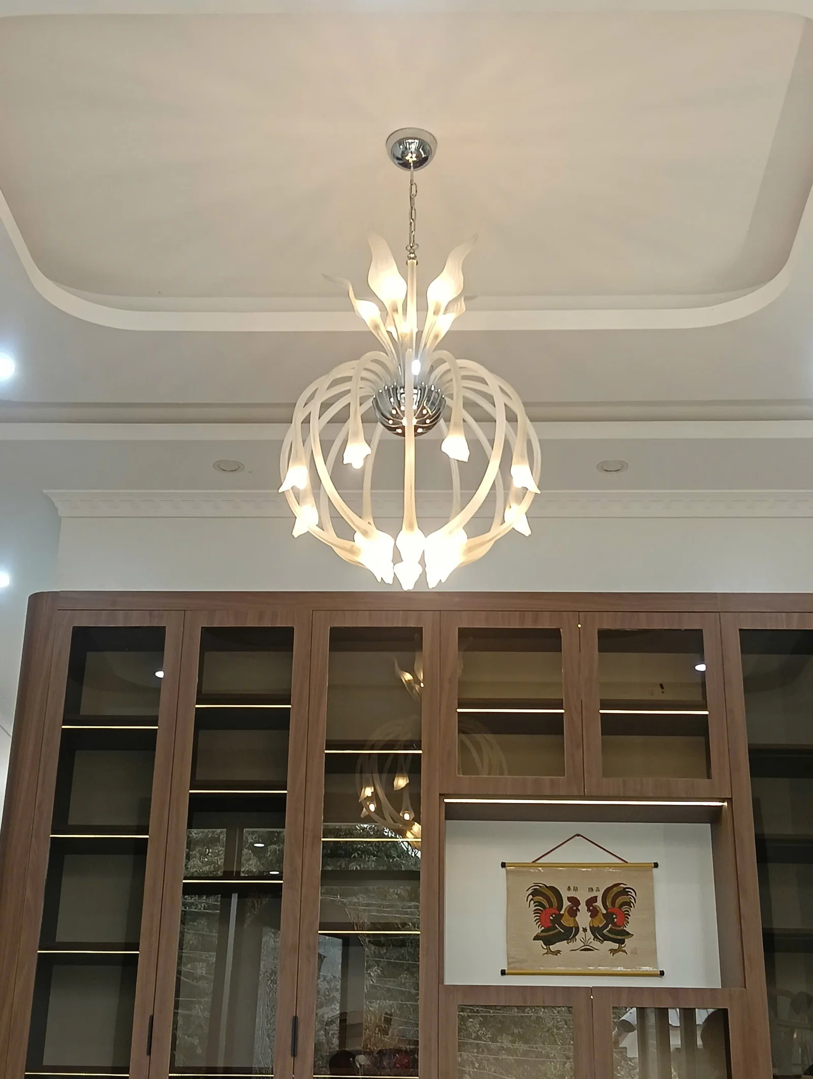 Bộ 3 đèn trang trí tại Biệt thự Hà Nội – Sự hòa quyện giữa không gian và ánh sáng