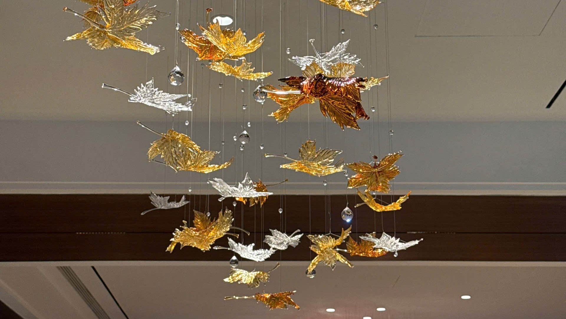 Đèn thả trang trí phòng bếp Lá Phong – Mang hơi thở mùa thu vào không gian hiện đại